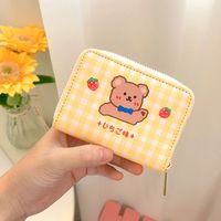 Women's Cartoon Pu Leather Zipper Card Holders sku image 3