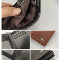 Men's Solid Color Pu Leather Open Wallets main image 3