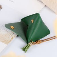 Unisex Solid Color Pu Leather Buckle Wallets main image 3