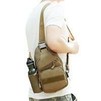 Men's Vintage Style Solid Color Oxford Cloth Waterproof Waist Bags main image 2
