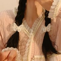 Casual Elegant Korean Style Bow Knot Gauze Hair Clip main image 3