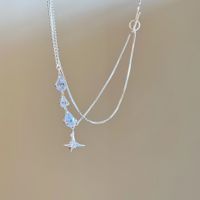 Japanese Style Star Zircon Alloy Wholesale Pendant Necklace main image 5