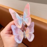 Cute Sweet Butterfly Synthetics Gauze Hair Clip main image 4
