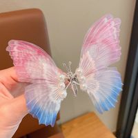 Cute Sweet Butterfly Synthetics Gauze Hair Clip sku image 7