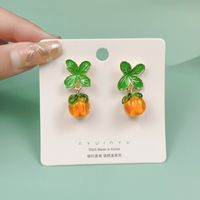 1 Pair Cute Heart Shape Flower Bow Knot Plating Inlay Alloy Artificial Gemstones Drop Earrings Ear Studs sku image 47