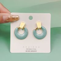 1 Pair Cute Heart Shape Flower Bow Knot Plating Inlay Alloy Artificial Gemstones Drop Earrings Ear Studs sku image 33