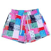 Femmes Du Quotidien Décontractée Bloc De Couleur Shorts Impression Pantalons Décontractés main image 2