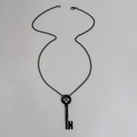Original Design Brief Schlüssel Legierung Einbrennlack Unisex Halskette Mit Anhänger main image 5