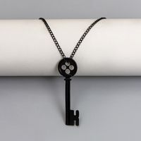 Original Design Letter Key Alloy Stoving Varnish Unisex Pendant Necklace sku image 2