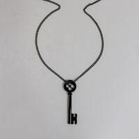 Original Design Brief Schlüssel Legierung Einbrennlack Unisex Halskette Mit Anhänger main image 2