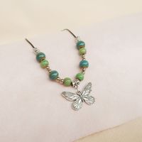 Ethnic Style Butterfly Alloy Wholesale Pendant Necklace sku image 2