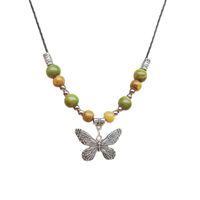 Ethnic Style Butterfly Alloy Wholesale Pendant Necklace main image 2