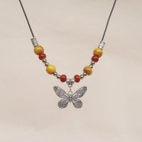 Ethnischer Stil Schmetterling Legierung Großhandel Halskette Mit Anhänger main image 6