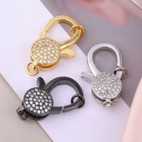 Classic Style Solid Color Copper Inlay Zircon Jewelry Accessories main image 1