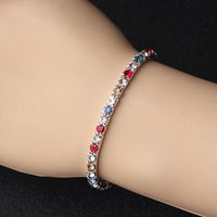 Wholesale Jewelry Simple Style Solid Color Alloy Artificial Gemstones Inlay Bracelets sku image 6