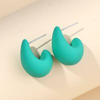 1 Pair Sweet Simple Style Water Droplets Plastic Resin Ear Studs sku image 4