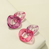 1 Pair Lady Vacation Geometric Arylic Earrings sku image 2