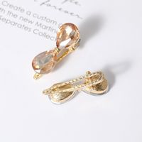 Sweet Bow Knot Alloy Plating Inlay Artificial Crystal Hair Clip main image 5