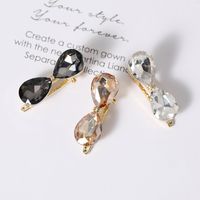 Sweet Bow Knot Alloy Plating Inlay Artificial Crystal Hair Clip main image 6
