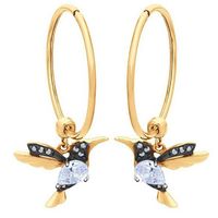 1 Pair Cute Novelty Bird Enamel Inlay Imitation Pearl Copper Zircon Earrings sku image 10