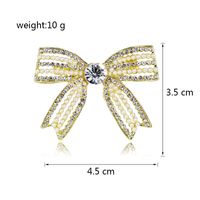 Elegant Bow Knot Alloy Inlay Artificial Pearls Rhinestones Women's Brooches main image 5