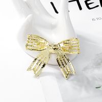 Elegant Bow Knot Alloy Inlay Artificial Pearls Rhinestones Women's Brooches main image 4