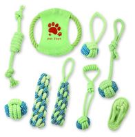 Cute Cotton Rope Bite-resistant Dog Molar Toy Dog Chewing Rope Combination Set sku image 16