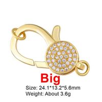 Classic Style Solid Color Copper Inlay Zircon Jewelry Accessories sku image 7
