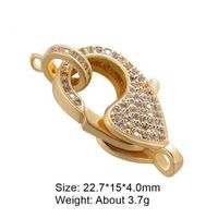 Classic Style Solid Color Copper Inlay Zircon Jewelry Accessories sku image 16