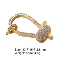 Classic Style Solid Color Copper Inlay Zircon Jewelry Accessories sku image 26