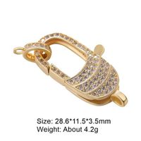 Classic Style Solid Color Copper Inlay Zircon Jewelry Accessories sku image 25