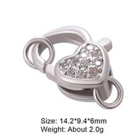 Classic Style Solid Color Copper Inlay Zircon Jewelry Accessories sku image 2