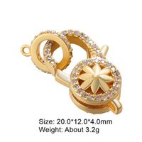 Classic Style Solid Color Copper Inlay Zircon Jewelry Accessories sku image 9