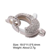 Classic Style Solid Color Copper Inlay Zircon Jewelry Accessories sku image 12