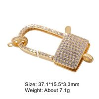 Classic Style Solid Color Copper Inlay Zircon Jewelry Accessories sku image 31