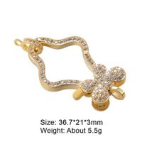Classic Style Solid Color Copper Inlay Zircon Jewelry Accessories sku image 29
