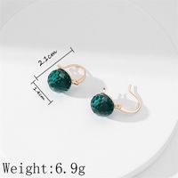 1 Piece Casual Commute Geometric Artificial Crystal Alloy Earrings main image 2