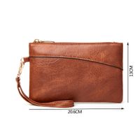 Frau Mittel Alle Jahreszeiten Pu-leder Vintage-stil Handtasche main image 2