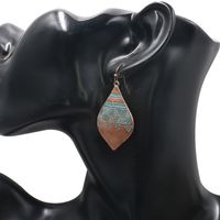 1 Pair Retro Ethnic Style Geometric Plating Alloy Drop Earrings main image 5