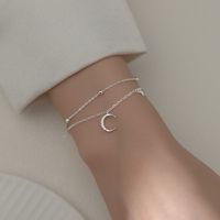 Simple Style Star Moon Copper Plating Silver Plated Bracelets main image 3