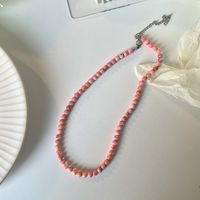 Style Ig Décontractée Rond Perlé Femmes Collier sku image 2