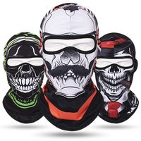 Máscara De Calavera Transpirable Absorbente De Sudor De Secado Rápido, Sombrero De Montar Al Aire Libre Para Hombre Y Mujer, Bufanda De Calavera, Pañuelo De Protección Solar Para Bicicleta main image 5