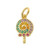 Ig Style Geometric Copper Plating Inlay Zircon Charms Jewelry Accessories main image 4