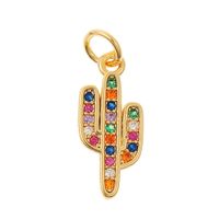 Ig Style Geometric Copper Plating Inlay Zircon Charms Jewelry Accessories sku image 8
