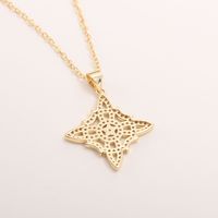 Casual Geometric Copper Plating Inlay Zircon Gold Plated Pendant Necklace main image 6