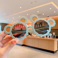 Cartoon Style Solid Color Pc Special-shaped Mirror Clips Kids Sunglasses sku image 2