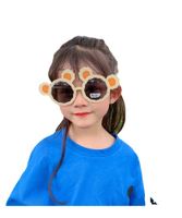 Cartoon Style Solid Color Pc Special-shaped Mirror Clips Kids Sunglasses main image 2