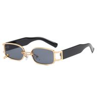 Hip-hop Streetwear Solid Color Ac Square Full Frame Men's Sunglasses main image 4