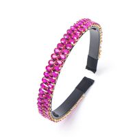 Einfacher Stil Einfarbig Strass Glas Diamant Haarband sku image 6