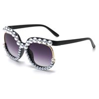 Elegant Basic Einfarbig Pc Ovaler Rahmen Vollbild Sonnenbrille Der Frauen main image 3